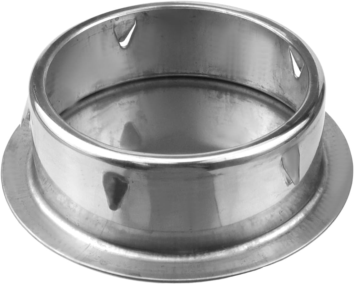 4 Inch Metal Tee Cap Round Dryer Vent Cover Metal Duct Fitting Dryer Duct End Cap Reusable, Pack of 1