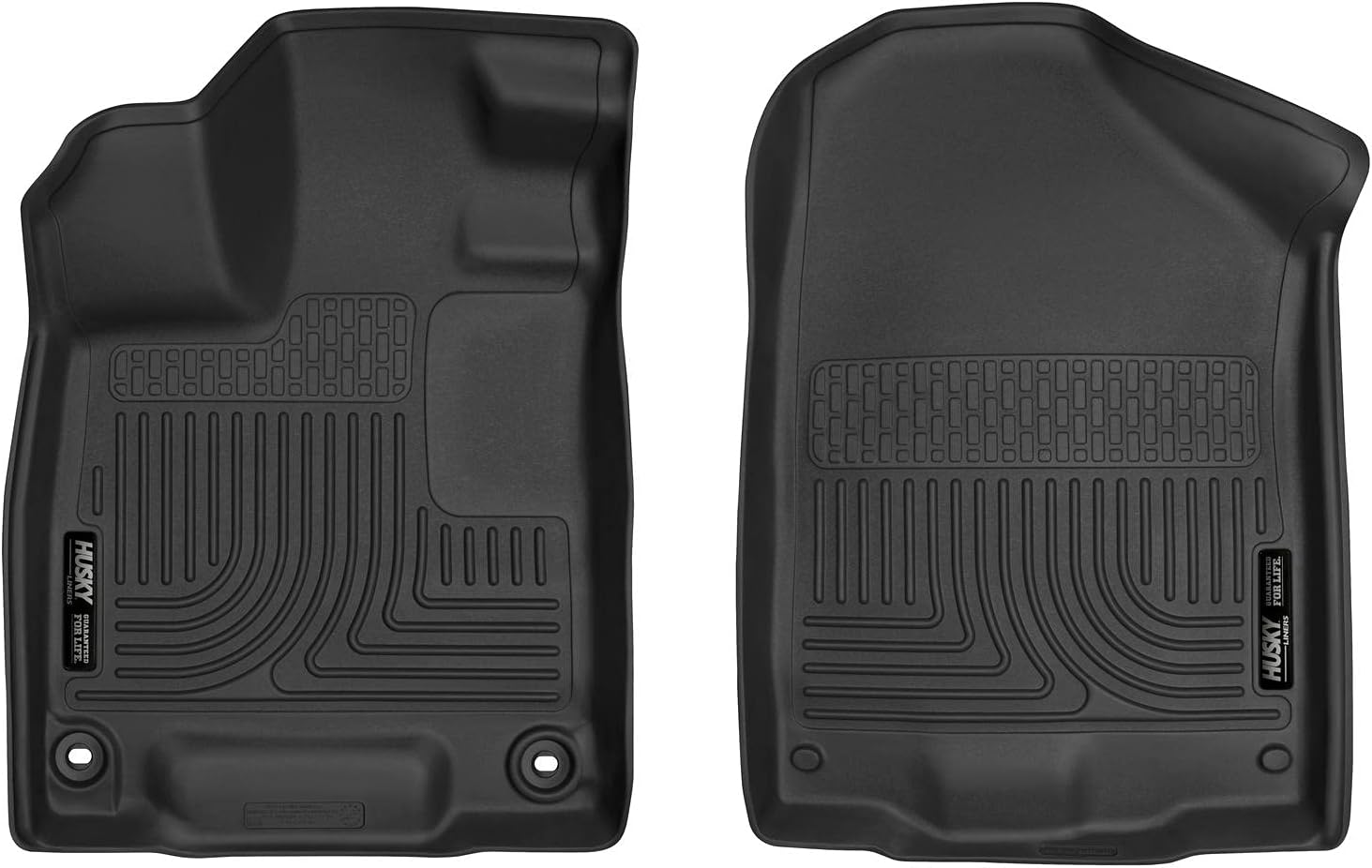 Husky Liners X-act Contour Floor Mats | Fits 2019-2025 Honda Passport; 2016-2022 Honda Pilot | Front Row, 2-pc Black - 55491