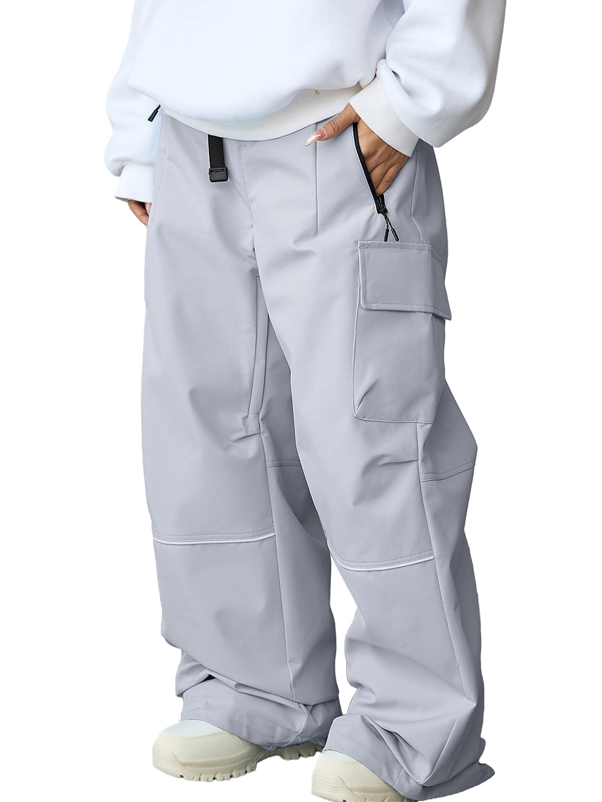 Oymyakon Women's Baggy Snow Pants Waterproof Insulated Ski Bibs