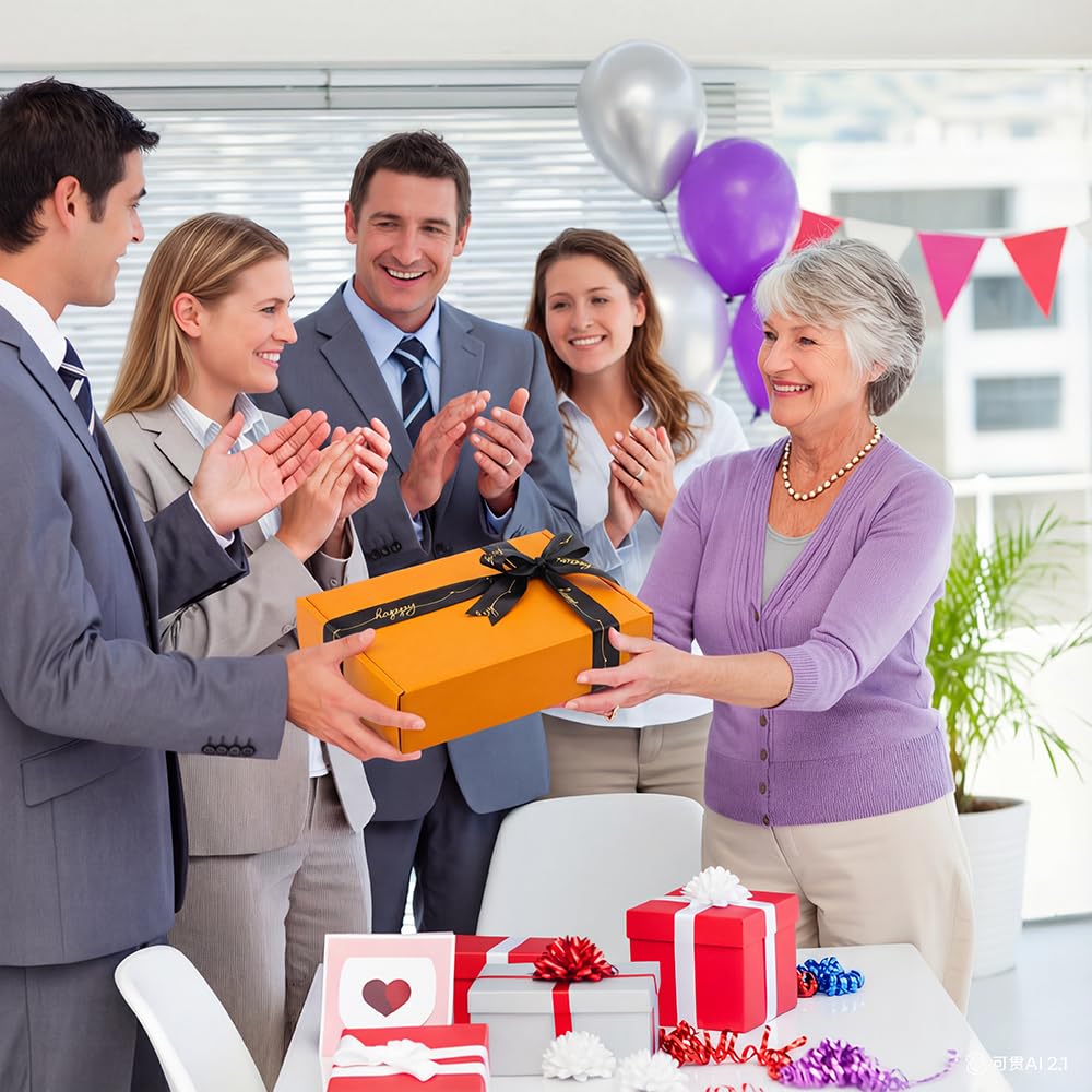Regalos de jubilación feliz para mujer, caja de regalo con bolsa de mano, álbum de 200 fotos, abeja de ganchillo y llavero, regalo de despedida para compañeros de trabajo, empleados, colegas vecinos