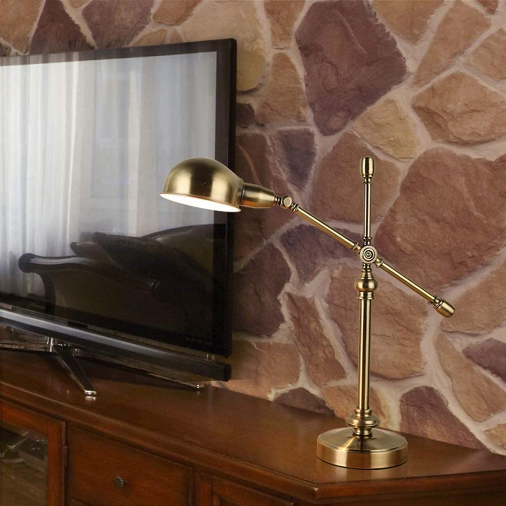 Lampka Biurkowa Lampka do Czytania Regulowane Długie Ramię Retro Lampa Biurkowa Klasyczna Sypialnia Lampka Nocna Badania Praca Badania Lampy Biurkowe Ochrona Oczu Lampa Stołowa Lampka na Biurko Lampa