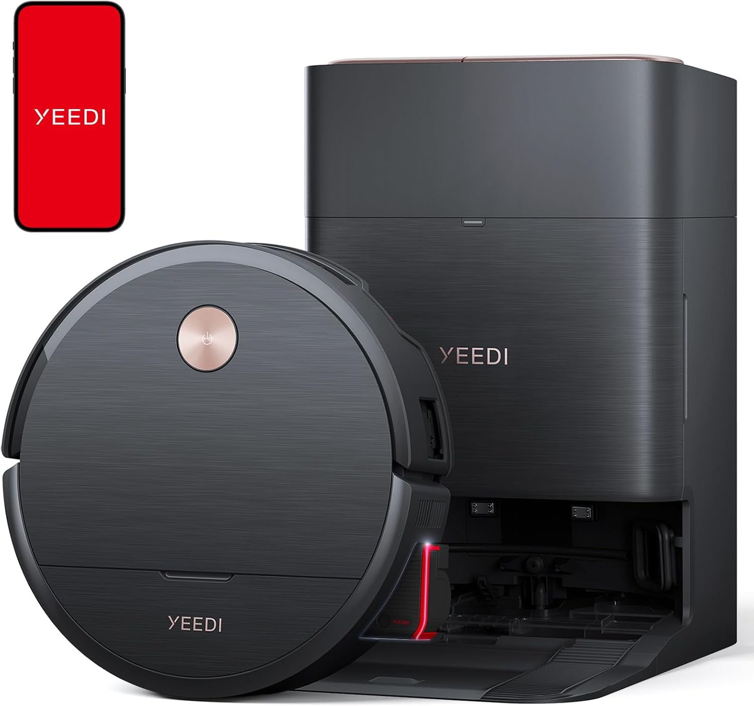 Yeedi S16 Plus Robot Vacuum & Mop with Automatic Omni Station, Blast 16,600Pa Suction, OZMO Roller Self-Wash Mopping, ZeroTangle 3.0, Triple Lift Floor Lift, AI-Powered Navigation and Mapping Yeedi S16 Plus Robot Vacuum & Mop with Automatic Omni Station, Blast 16,600Pa Suction, OZMO Roller Self-Wash Mopping, ZeroTangle 3.0, Triple Lift Floor Lift, AI-Powered Navigation and Mapping