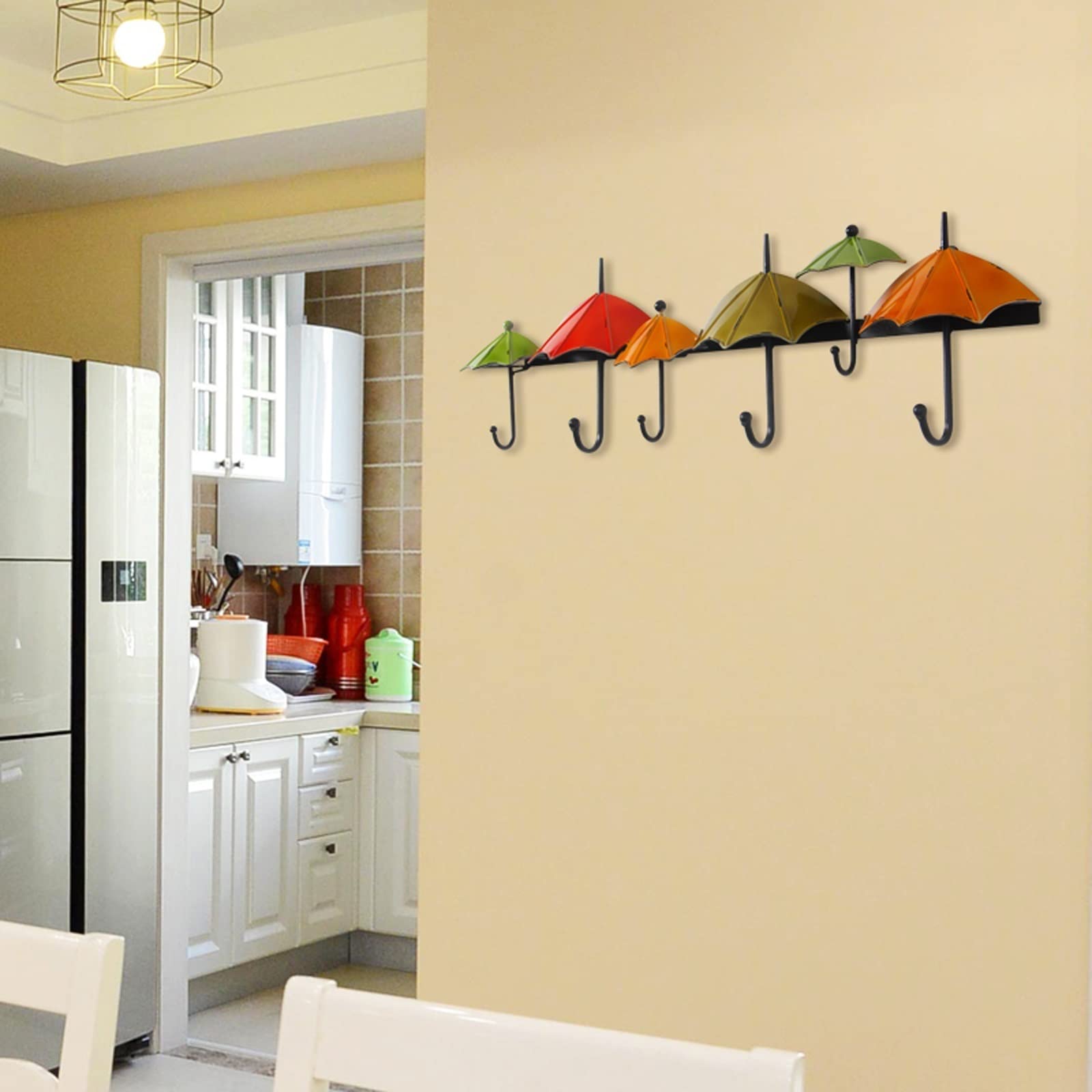 Percheros Para Colgar Abrigos Coat Hook Mounted Mounted Rack Rack Heavy Duty Coat Hanger Gastronomia Vestiti Asciugamani Asciugamani Asciugamani 6 Ganci ingresso alla camera da letto Perchero Para Col