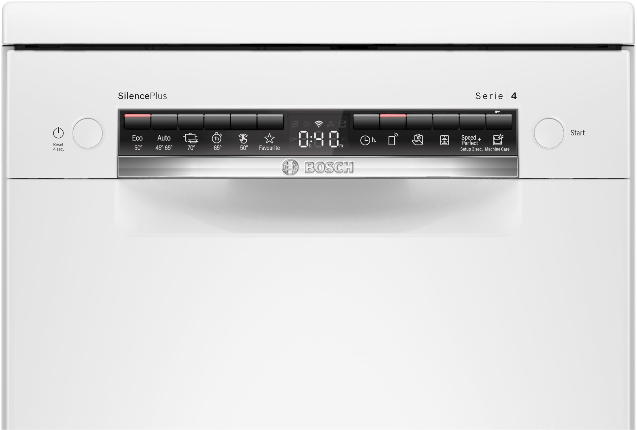 Bosch Série 4 Lave-vaisselle 45 cm Pose libre Blanc SPS4EMW24E