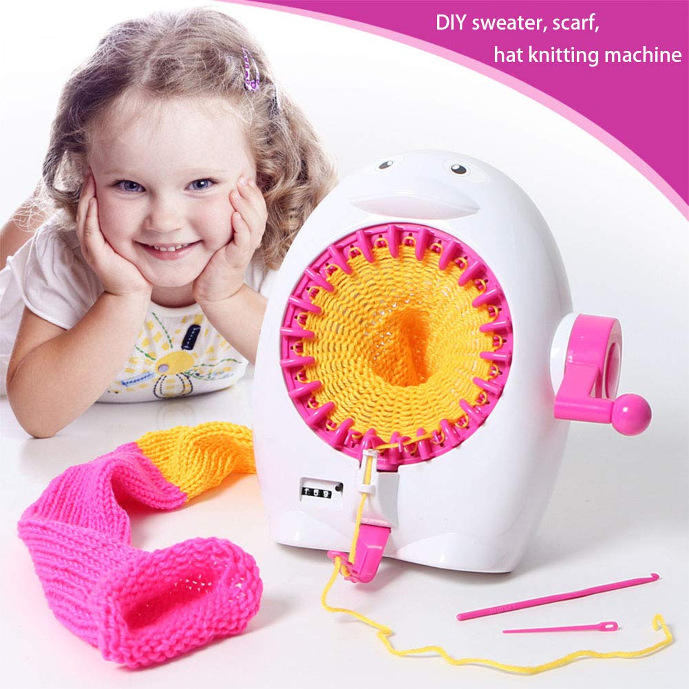RONSHIN DIY Hand Knitting Machine Weaving Loom Knit for Scraf Hat Kids Educational Learning Toy