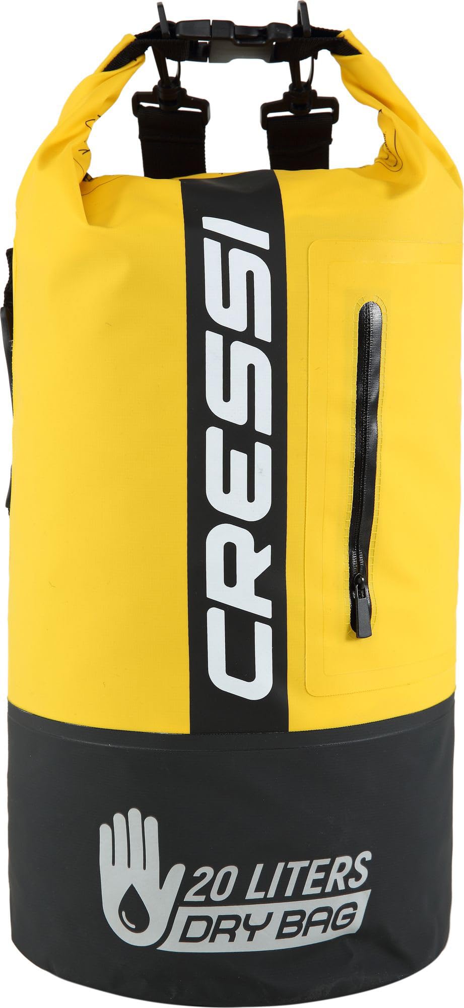 CRESSI Dry Bag Premium 20L Bicolor, Bolsa/Mochila Impermeable Bicolor para Actividades Deportivas Unisex Adultos