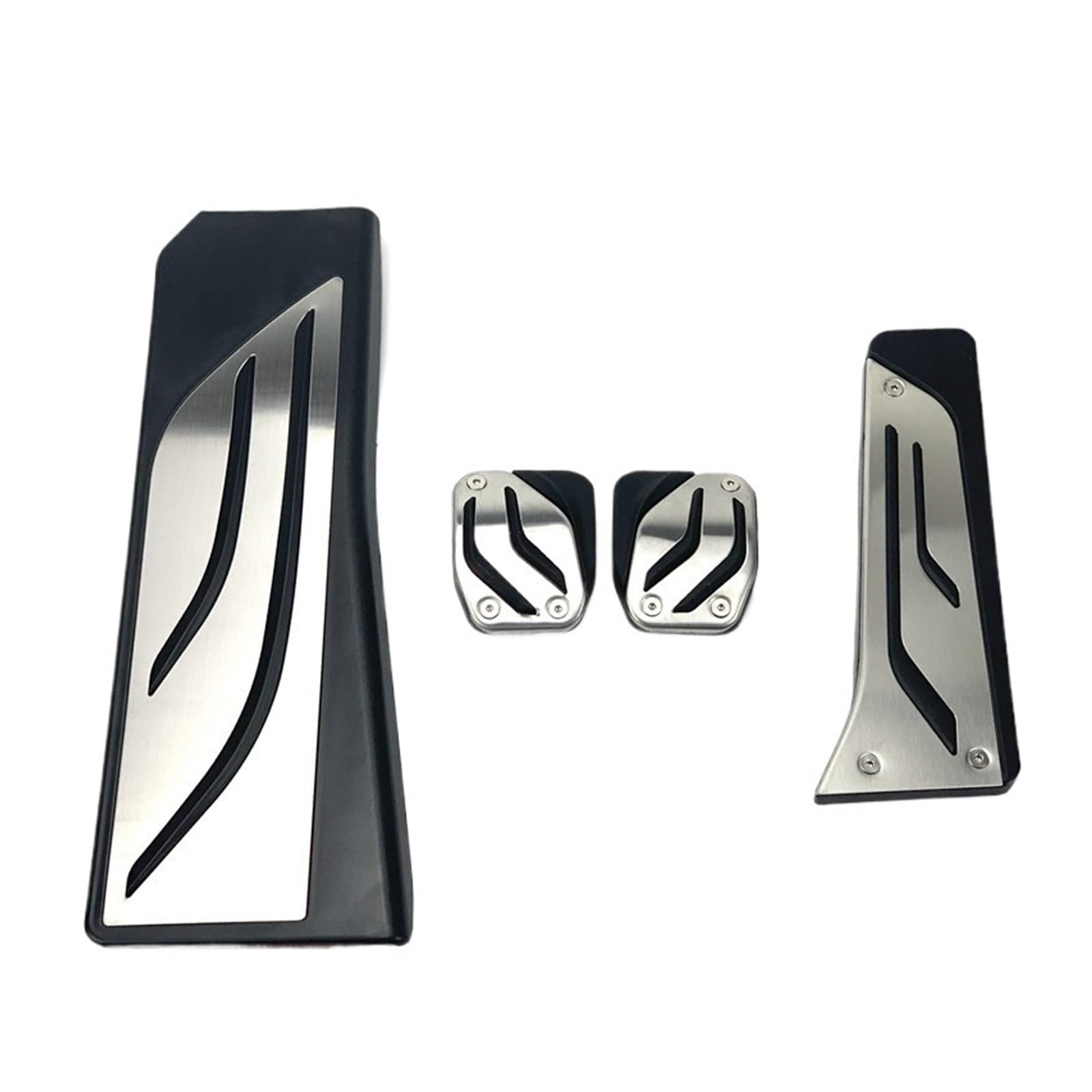 HAUINVC Pedals Fit for 5 6 7 Series GT M5 X3 X4 E83 F25 F26 Z4 E85 E65 E67 E68 F01 F02 F03 F04 F10 F11 F06 F07 F12 F13 F18 Car Fit for Gas Pedal Durable(Manual 3pcs)(Manual 4pcs)
