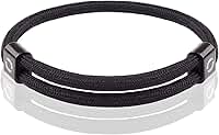 Pulseira masculina ajustável feita de corda impermeável durável | Acessório elegante para homens | 10 cores | Serve para qualquer tamanho de pulso