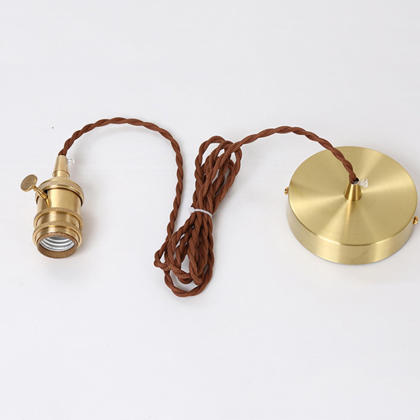 Wisząca lampa sufitowa Dekoracyjna lampa wisząca Biała ceramiczna lampa wisząca z przełącznikiem Spersonalizowane proste rustykalne oświetlenie wiszące do szafki nad