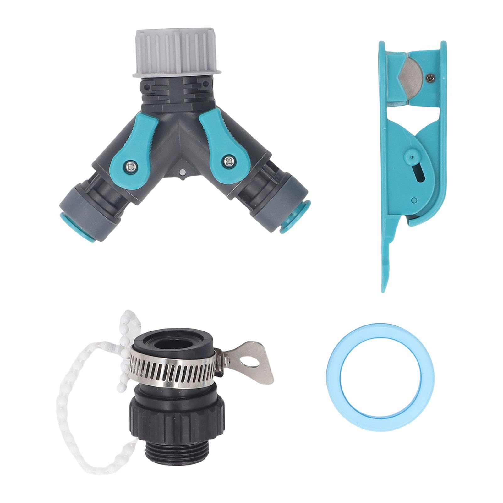 Generic de Riego por Microgoteo para Invernadero, Cabezal de Pulverización Ajustable Resistente, Kit de Riego Automático para Cama de Jardín, Patio y Césped, 10m