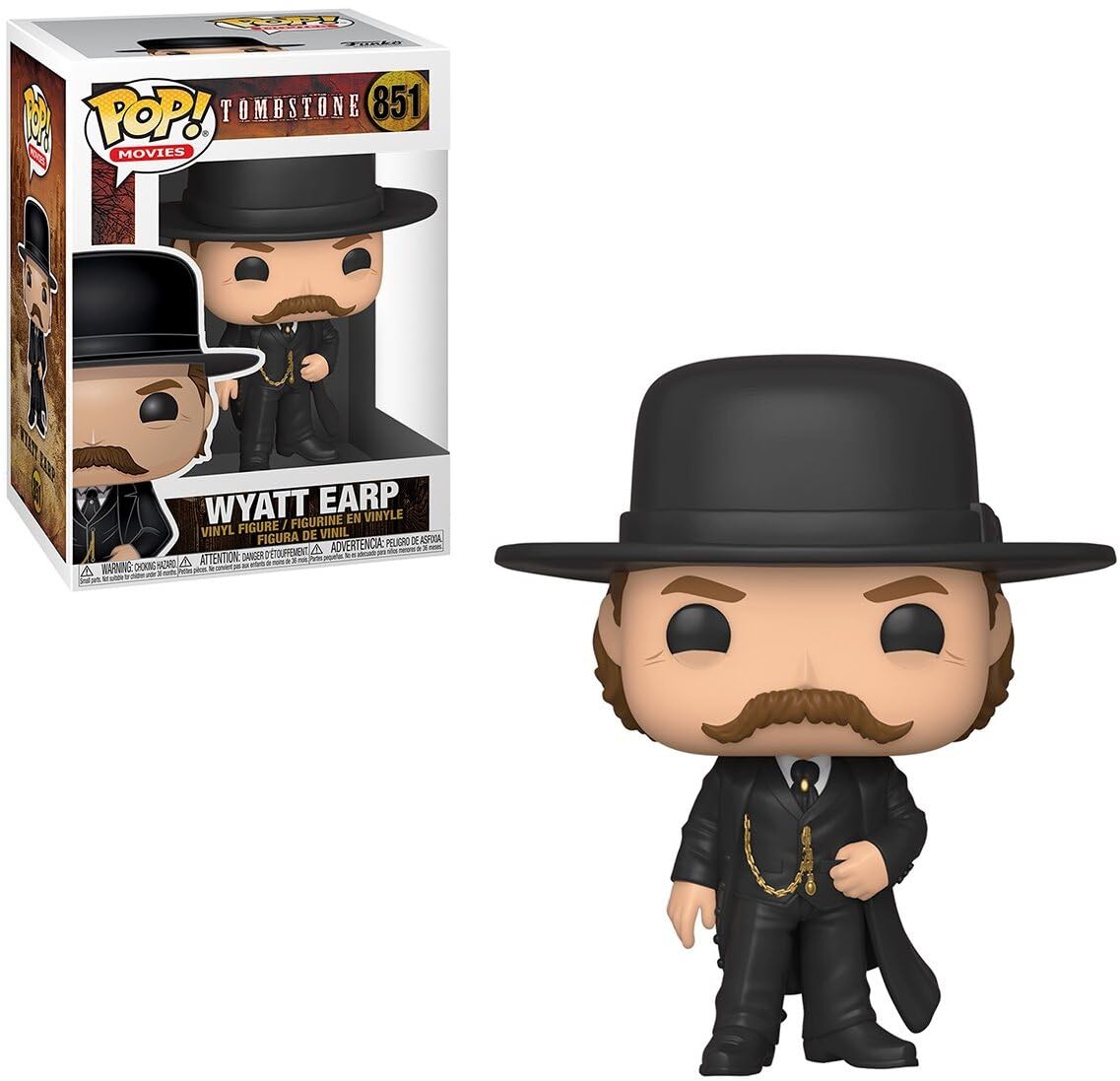 POP! Movies: Tombstone - Wyatt Earp - Tombstone 1993 - Collectable Vinyl Figure - Gift Idea - Official Merchandise - Toys for Kids & Adults - Movies Fans - Model Figure for Collectors