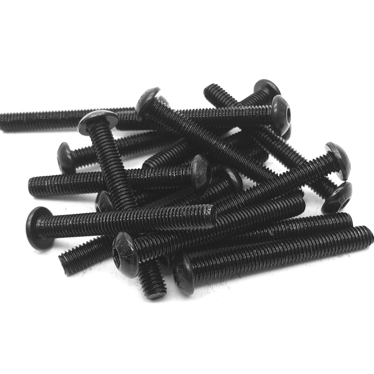 Vis M5 x 40 boulon tête bombée six pans creux acier 10.9 pour quincaillerie et menuiserie