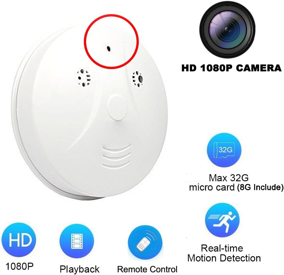 MNGREATS Hidden Camera Detector Motion Activated Spy Cam HD 1080P Security Camera Protect Home Baby Papi
