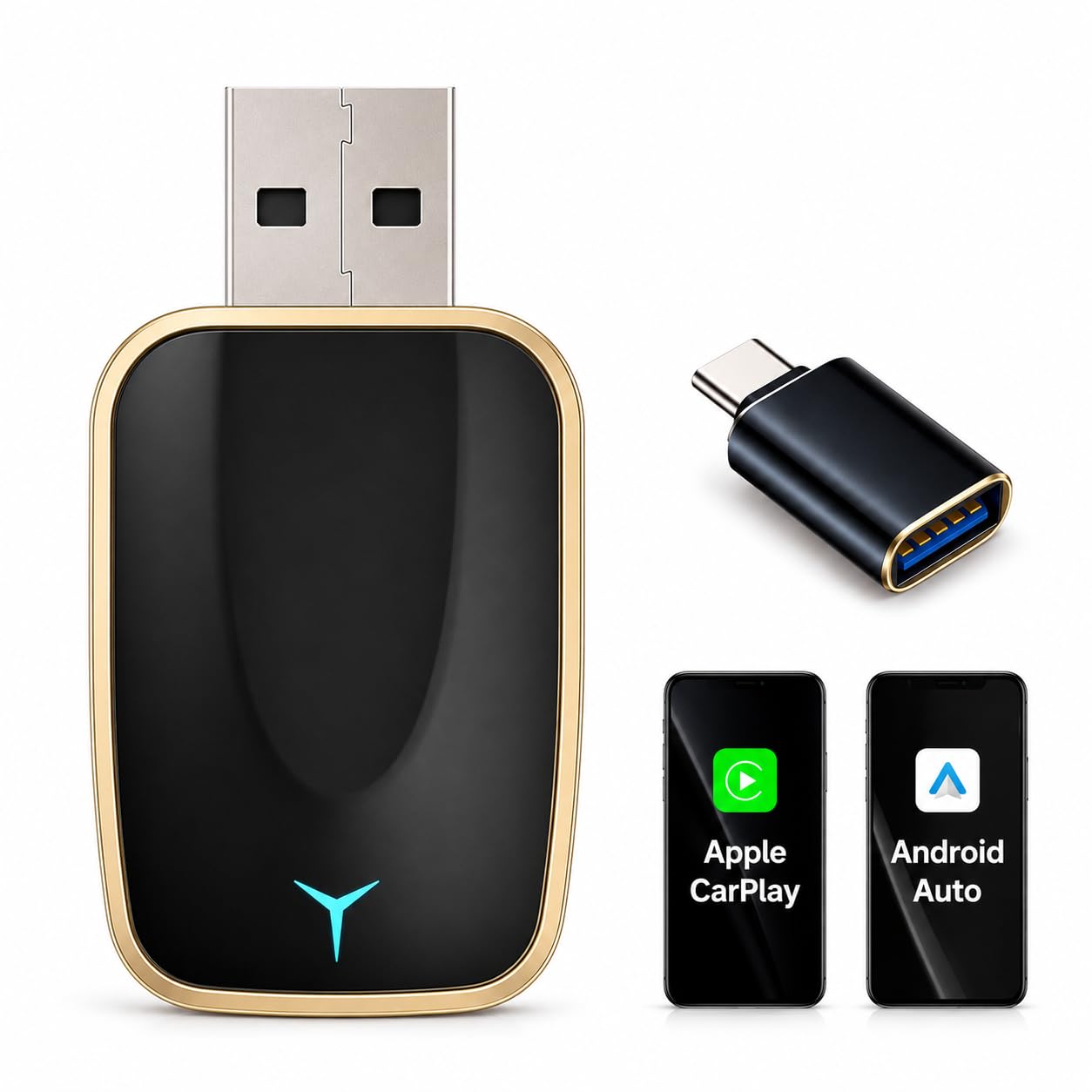 Stuvi Wireless CarPlay & Android Auto Adapter | for Cars with Wired CarPlay/Android Auto | Plug & Play USB Dongle | iOS 12+ / Android 11+ Compatible | No App Required-image-36