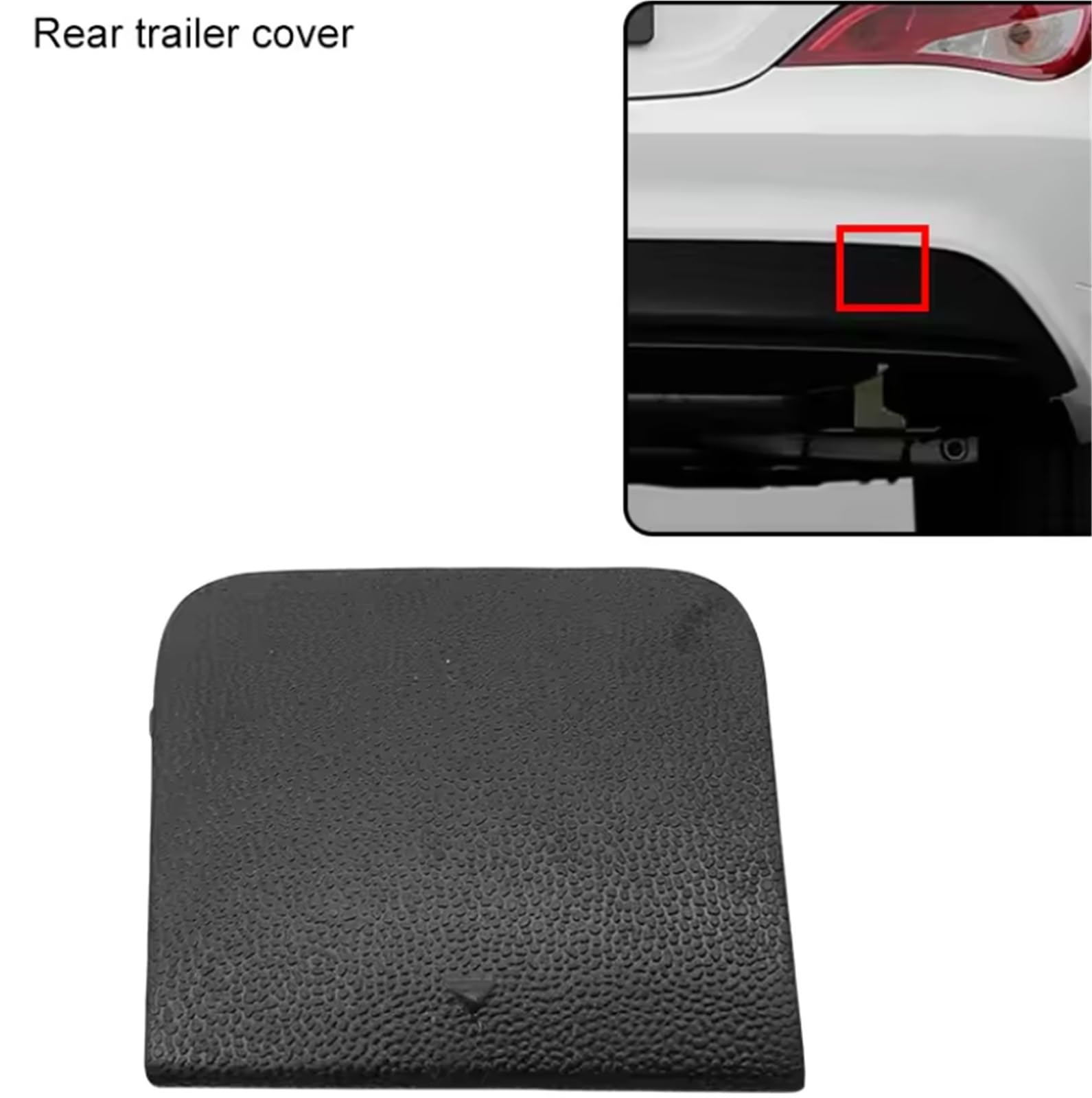 Abdeckung für Anhängerkupplungsöse hinten für Mercedes-Benz CLA W117 C117 (Teilenummer: A1178850522, 1178850522, 1178850601, 1178852422)