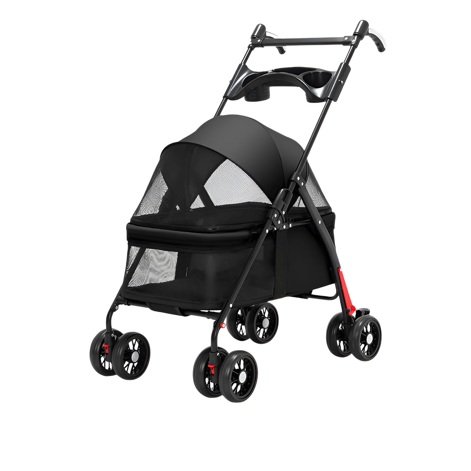 Amazon.co.jp: 【2025新モデル】折りたたみ 3WAY ペットカート 4 輪