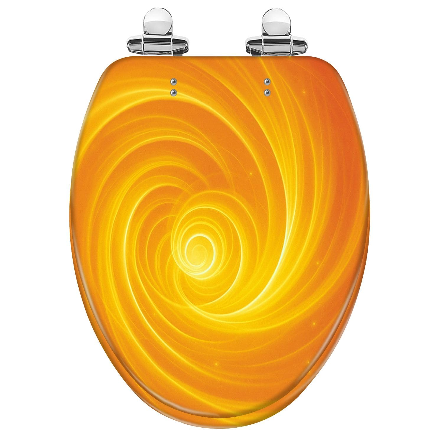 Tazyyzuu Multi1 Woven Resin Toilet Seat With Slow Close Lid And Quick-Release Hinges, Easy To Clean, Round(,18.5X14.5)