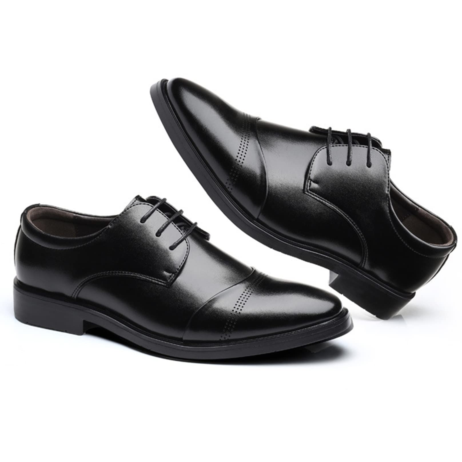 Scarpe in Pelle Formale per Uomo Affari Classici Oxford Uomini ragazzi Scarpe in Pelle Vestiti Regali San Valentino Scarpe Lacci Scarpe da Sposa