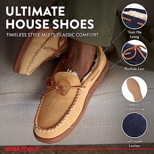 Image of Minnetonka Men's Pile Lined Hardsole Slipper