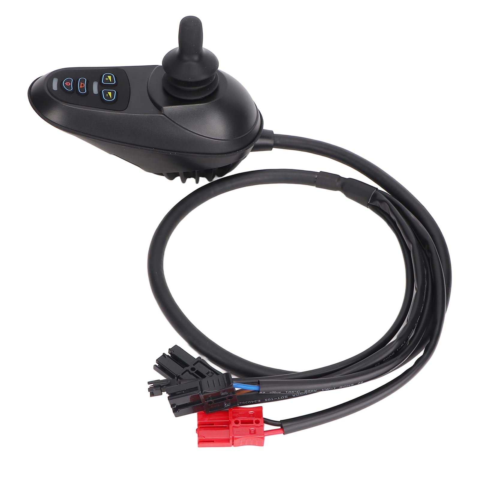 Yunseity Joystick para Silla de Ruedas, Controlador de sillas de Ruedas eléctricas con Motor de Cepillo de 24 V, Accesorios para sillas eléctricas Impermeables IPX5