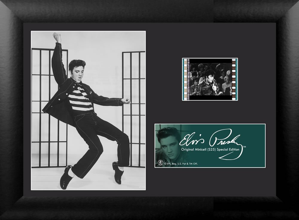 エルヴィス・プレスリーのフィルムセル Amazon.com: Elvis Presley/(S25) Minicell Framed Original