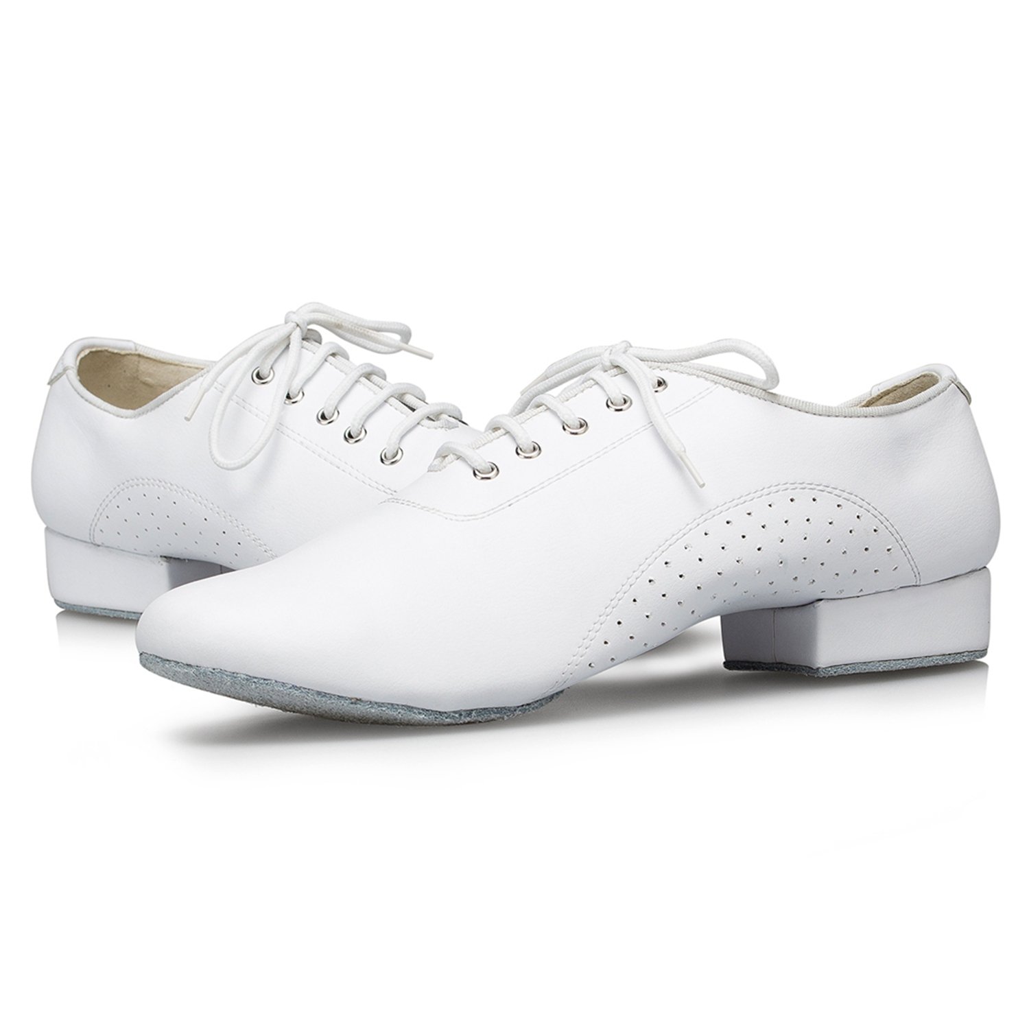 Latin Salsa Uomo Classic 1 inch Standard Tacco Pelle Sala Tango Scarpe da Ballo L173