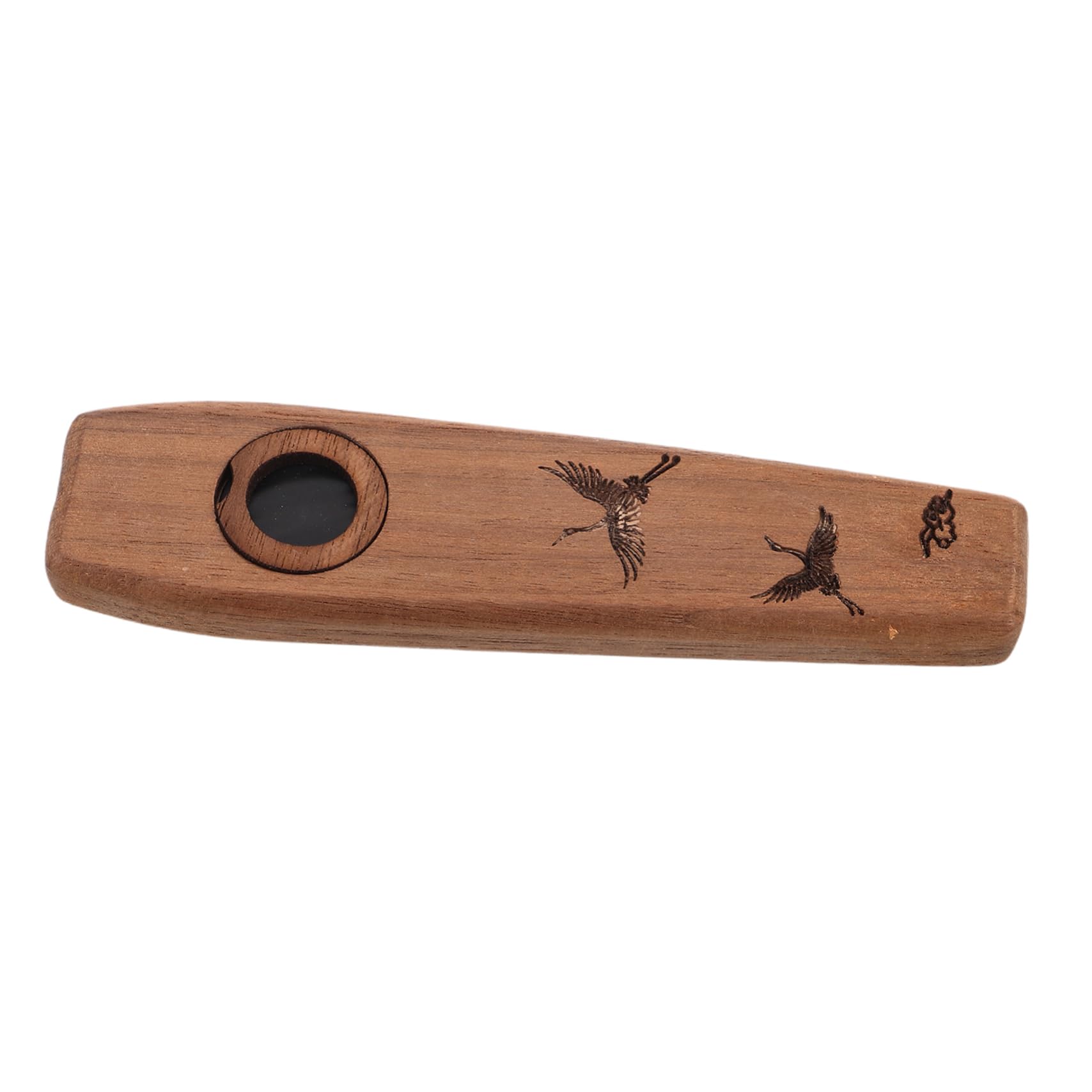 CIMAXIC Classic Wooden Kazoo Music Accompaniment Instrument for Ukulele Guitar Players