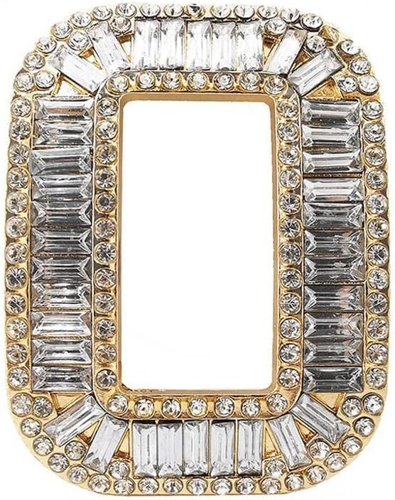 JJZXD 1PCシューズクリップラインストーンチャームシューズデコレーション衣料品コロケーションクリスタルシューズアクセサリー女性