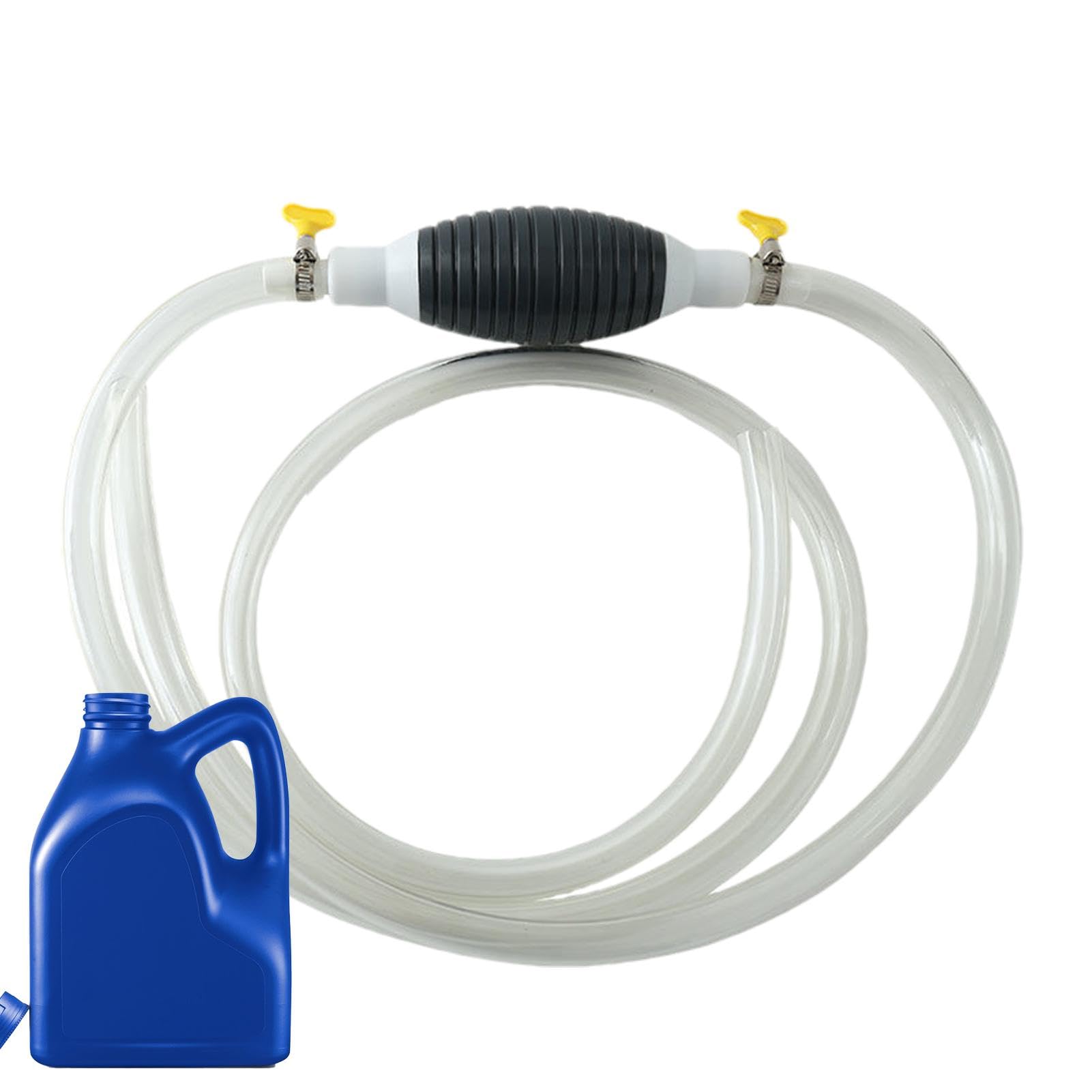 Aizuoni Pumpe Wasser Abpumpen, Absaugpumpe, Multifunktionale Handpumpe Wasser, Pumpe Zum Abpumpen Von Wasser, Ölpumpe Flüssigkeitssauger Für Effiziente Infusion, Autoteile Mit Vergrößertem Gummiball Auto & Motorrad