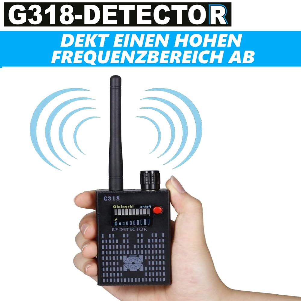 G318-DETECOR Super-Detektor G318 Tracker GPS Detector de chinches GPS (detector de chinches radio teléfono móvil Smartphone WiFi cámara vigilancia)