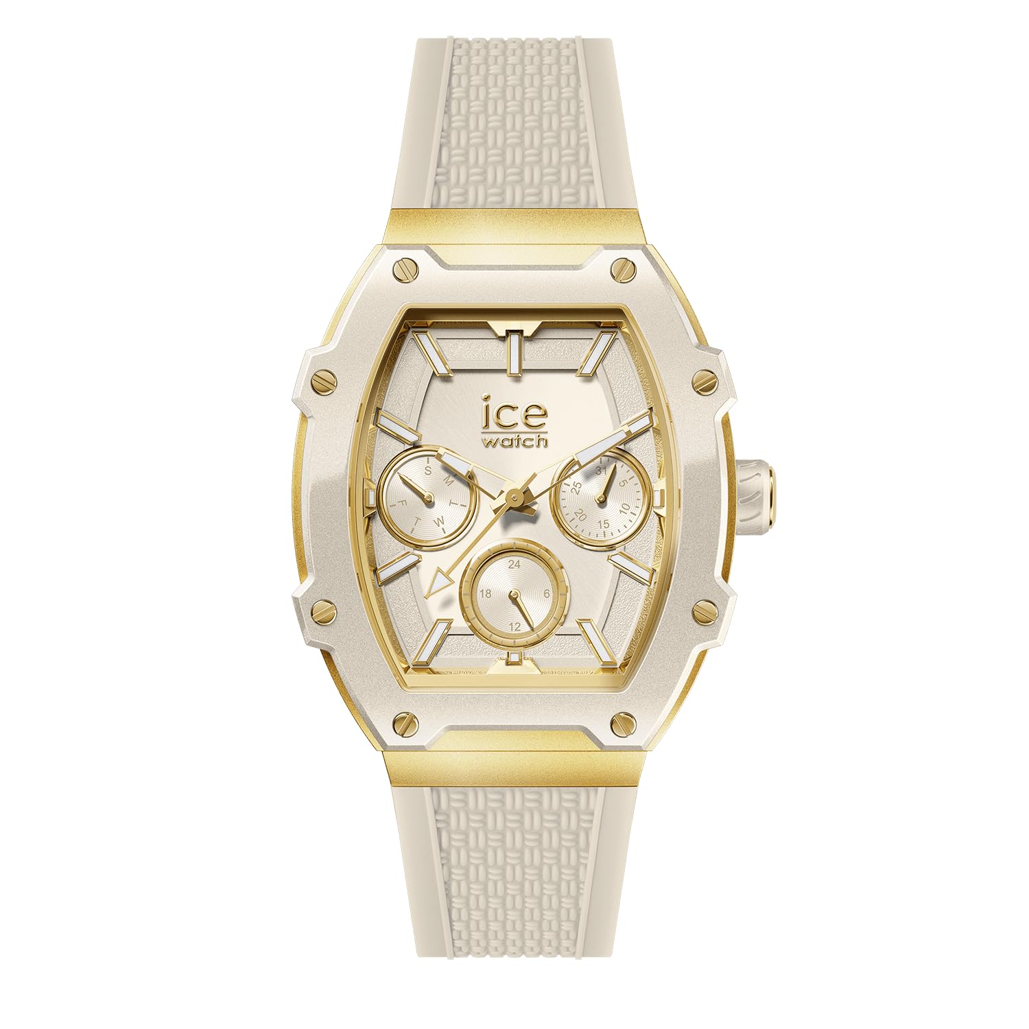 Ice-Watch - ICE boliday Almond skin Steel - Men's wristwatch with silicon strap - 023898 (Medium)