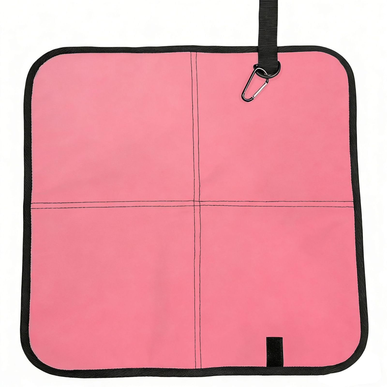 DUYIOKH Blush Canvas Print Foldable Portable Seat Cushion for World Cup Games, Camping and Outdoor Activities