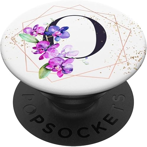 Orchids Plants Flower - Soporte para teléfonos y tabletas, diseño floral, color blanco, Negro