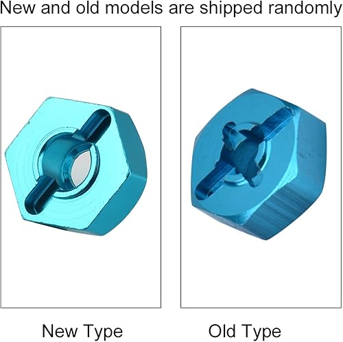 Miniatura 9 de Adaptador hexagonal de rueda, 0.276 in a 0.472 in de aspecto exquisito adaptador de cubo hexagonal para WLtoys modelo RC coche, N. 545