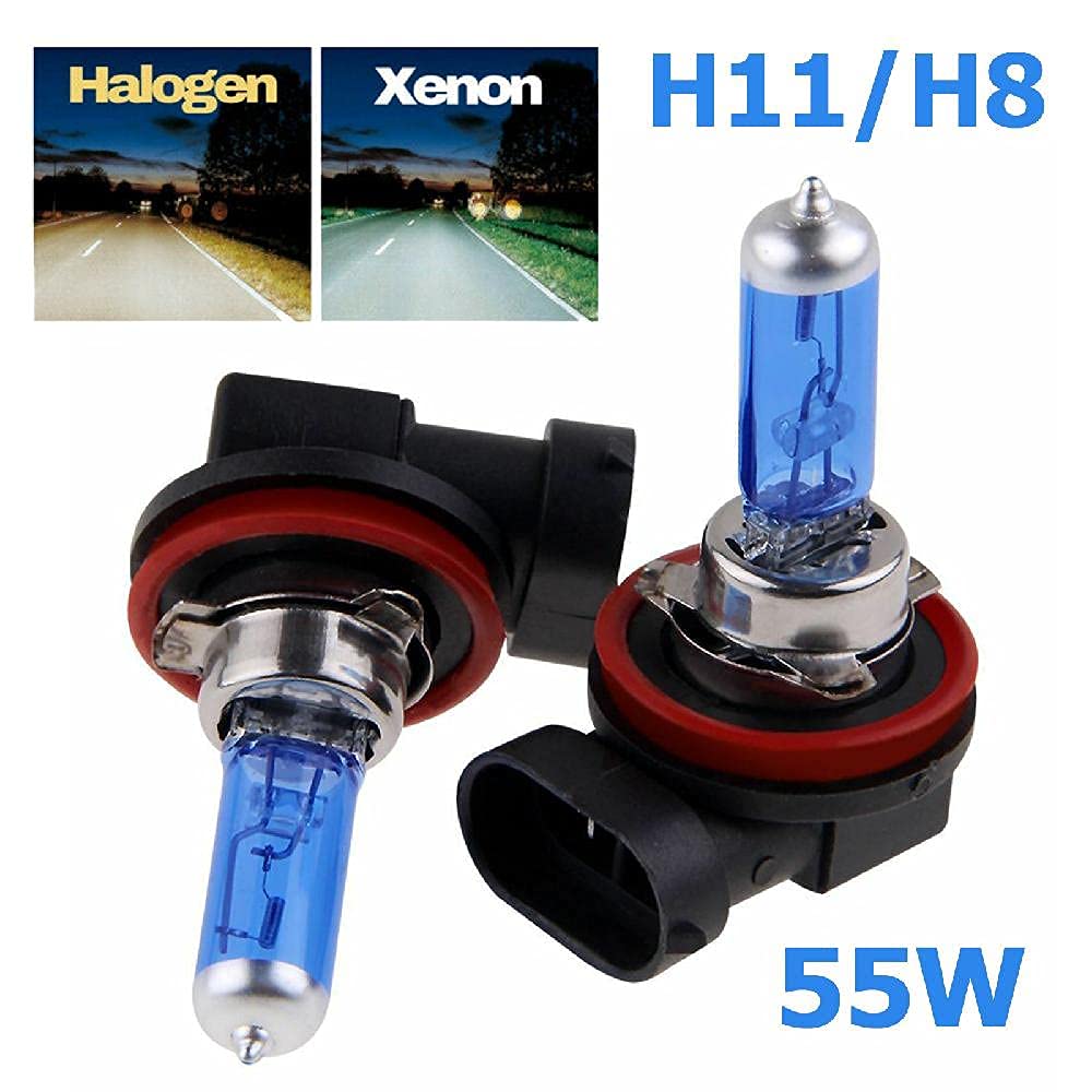Riloer Faro de Bombilla de Xenón, Lámpara de Repuesto de Bombilla de Xenón de 55 W, Lámpara de Faro H7, Modelo Diferente
