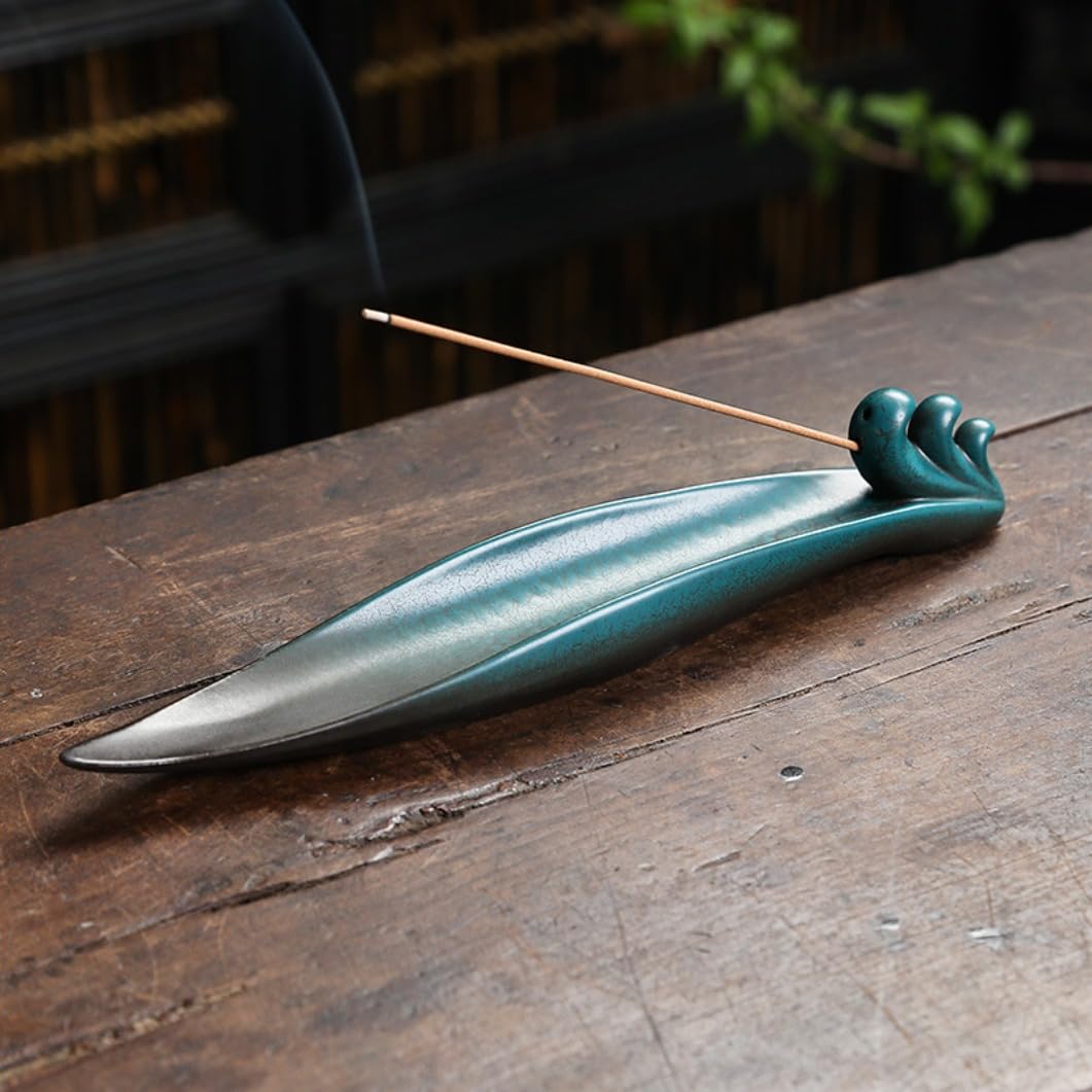 Brûleur d'encens San Sheng Stone en céramique, le cadeau artisanal idéal
