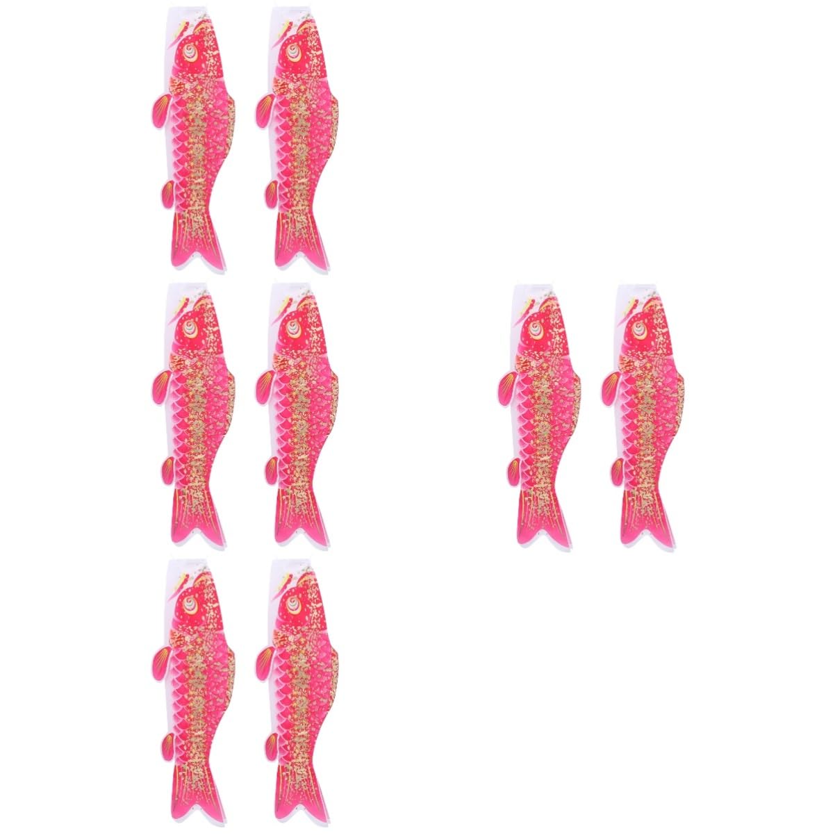 Sosoport 4 Set Di Bandiere A Forma Di Manica A Con Carpa Giapponese Grandi Bandiere A Forma Di Manica A Con Pesce Per Festival All'aperto 2 Pezzi * 4