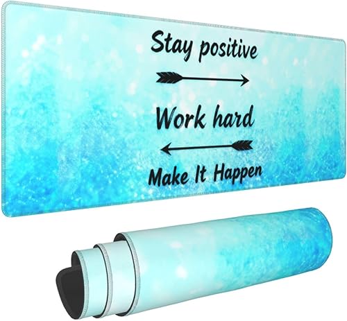 Miniatura 13 de Alfombrillas de mouse grandes para escritorio, alfombrilla de mouse extendida para juegos de gatos negros para mujeres, regalos de oficina, Gato