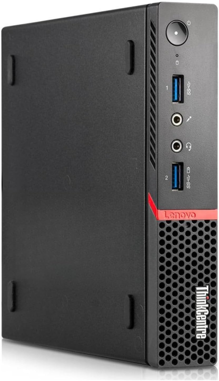 Postazione Completa Lenovo Tiny con Monitor 24" Full HD | Intel i5-8400 | 16GB RAM | 512GB SSD | Windows 11 Pro + Office 2021 | Wi-Fi & Bluetooth | Ricondizionato con 3 Anni di Garanzia