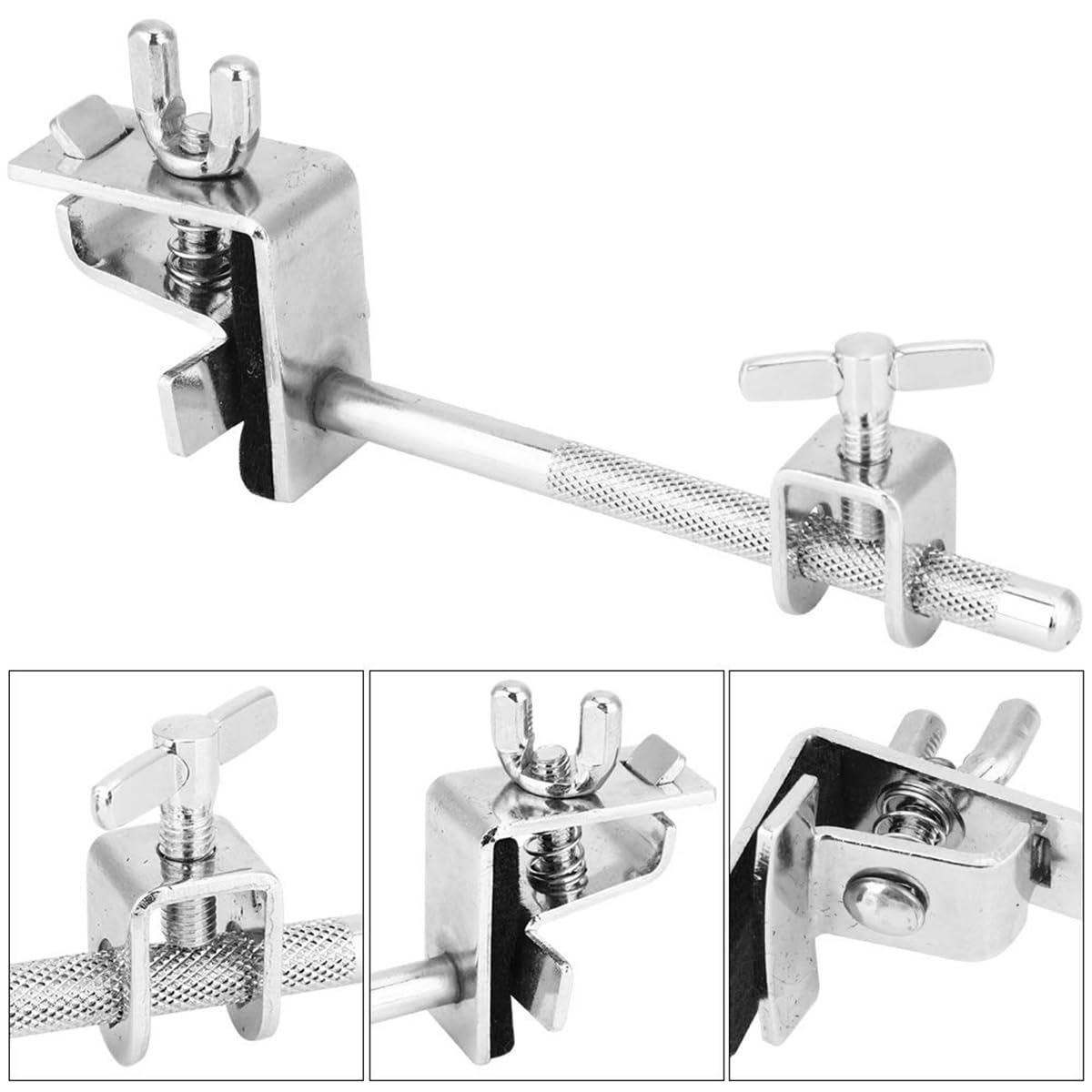 Support de Tambour réglable Standard pour Cloche de Vache, Support de Cloche pour Cerceau de Grosse Caisse, réglage vers Le Haut ou vers Le Bas