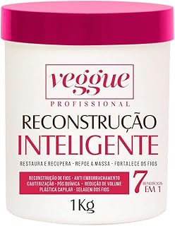 Máscara de Tratamento, Reconstrução Capilar, Veggue Profissional 1kg
