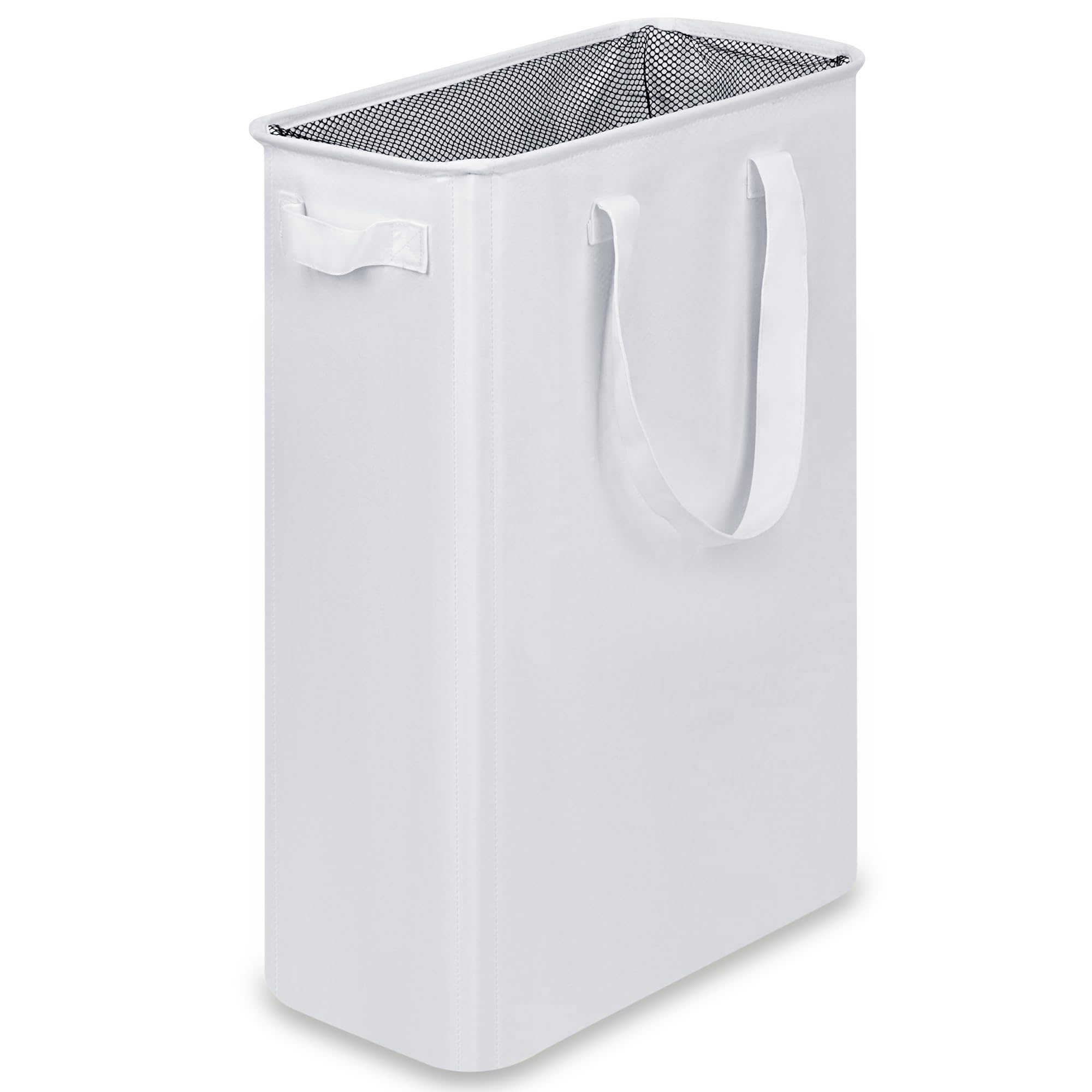 efluky Slim Laundry Basket, Narrow Laundry Hamper with Handles, Collapsible Dirty Clothes Hamper, Tall Laundry Bin for Laundry Room, Dorm and Bedroom,