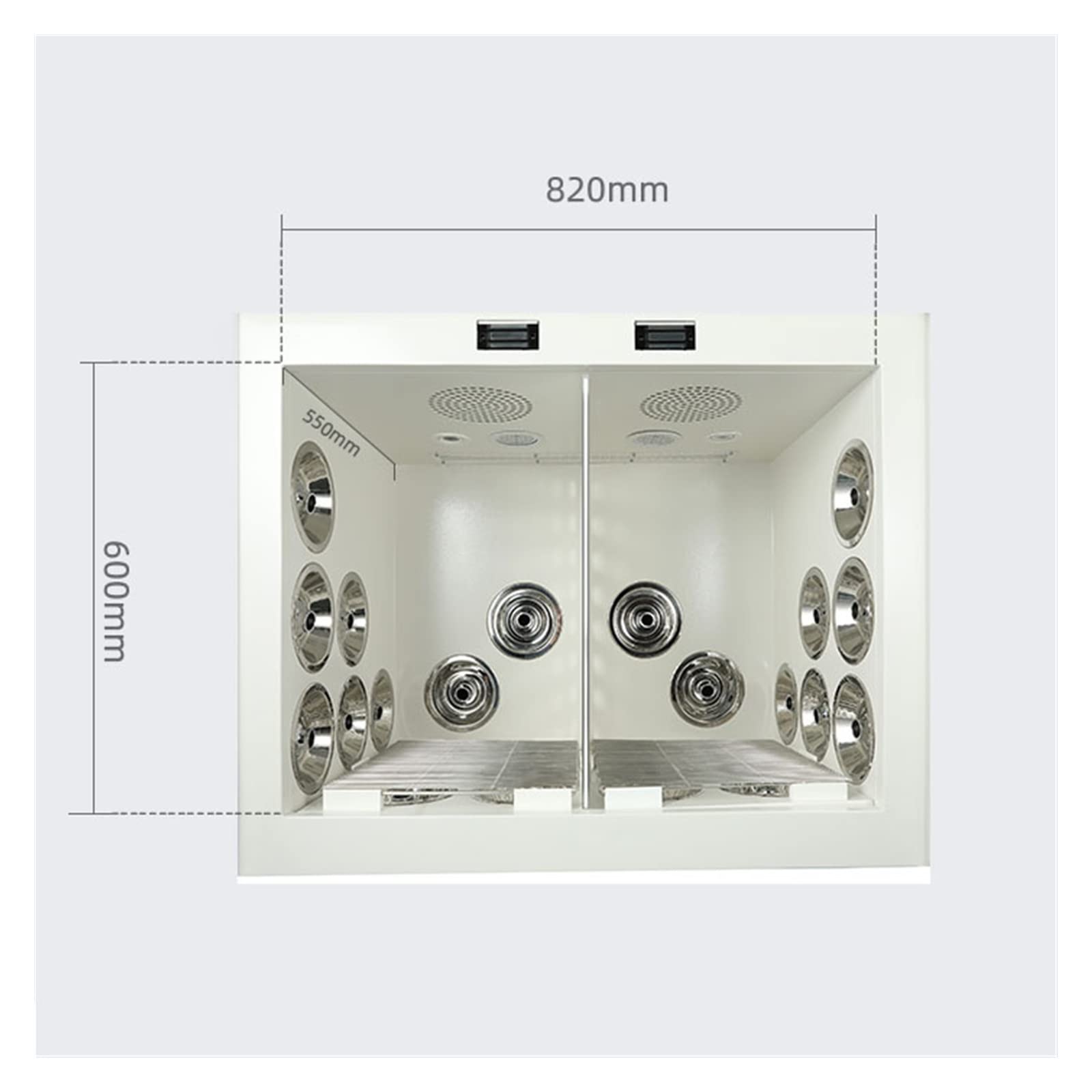 Essiccatore per animali domestici Scatola di asciugatura for animali domestici Negozio di animali domestici Bagno che soffia acqua Automatico intelligente Cani e gatti Asciugatrice silenziosa Asciugat