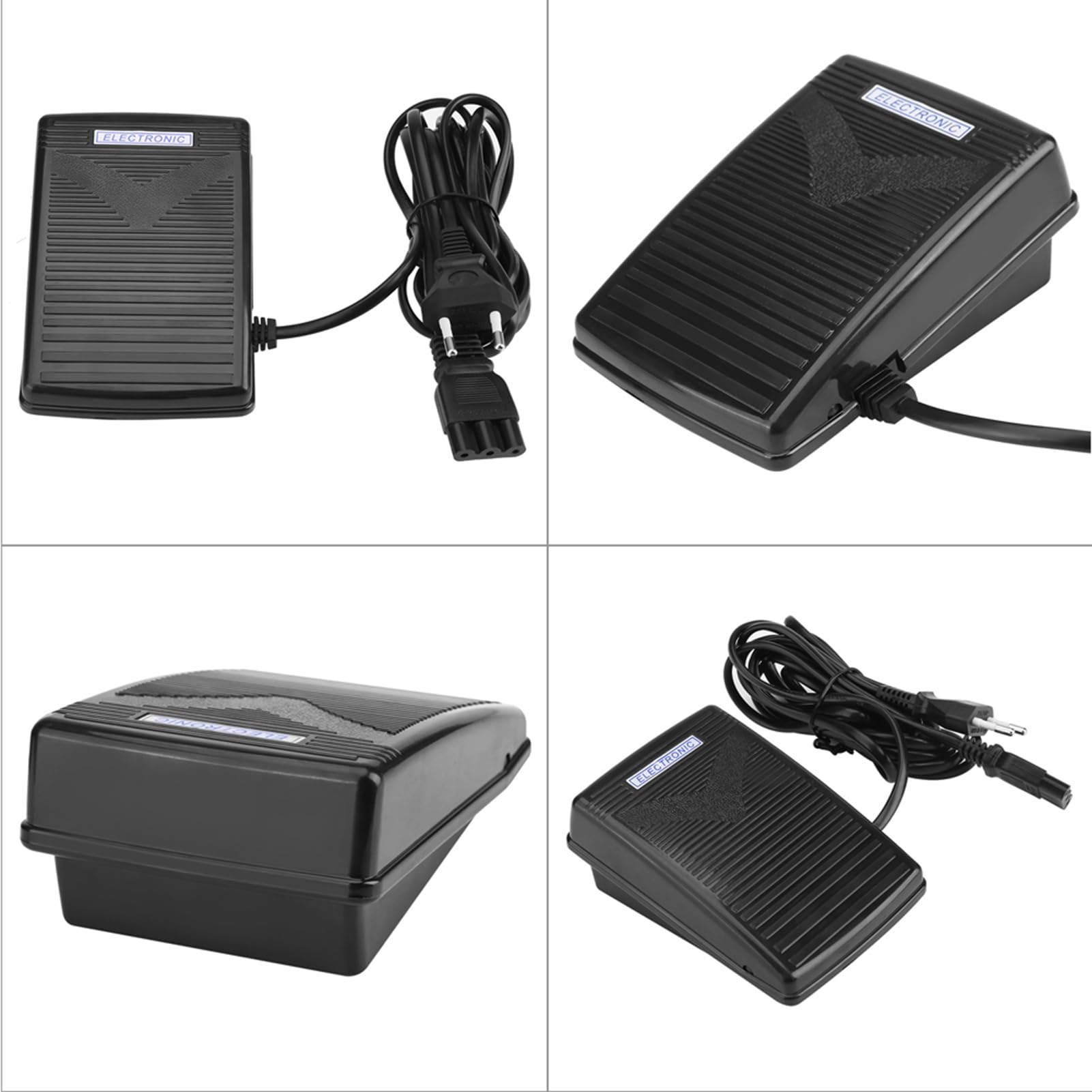 Pedal Control Pie Máquina Coser, Repuesto Con Cable Alimentación | pieza de repuesto universal, accesorio práctico para sustituir componentes de máquinas de coser domésticas