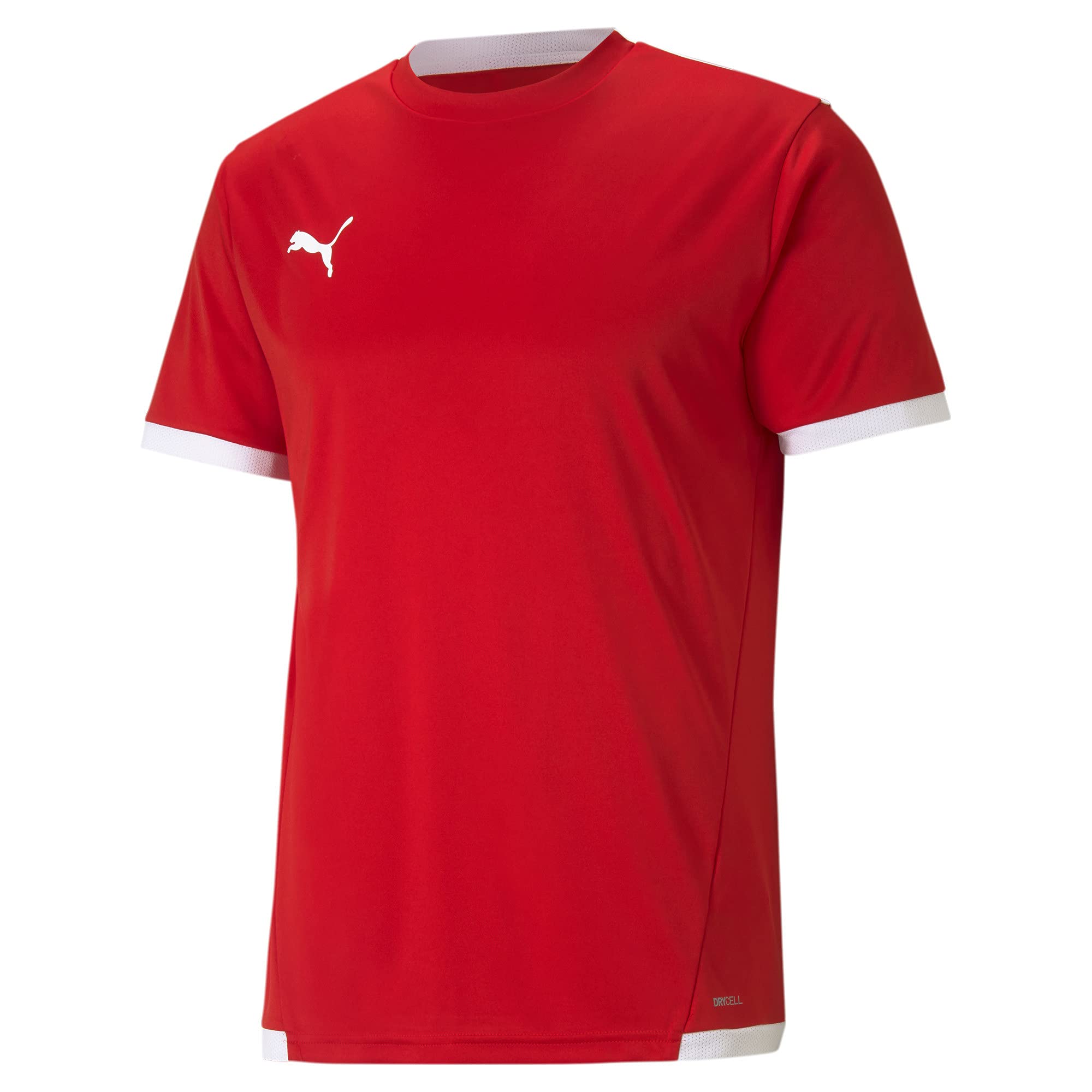 PUMA Men's Teamliga Jersey, Red/White, X-Large