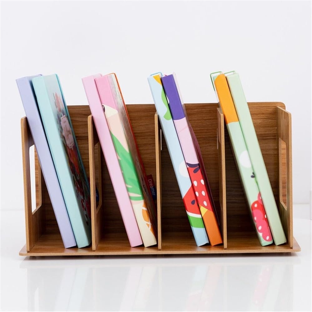 Ufficio Scaffale da scrivania, supporto for libri for studenti, scaffale, porta CD, DVD in legno, organizer for ufficio Organizzatore da scrivania