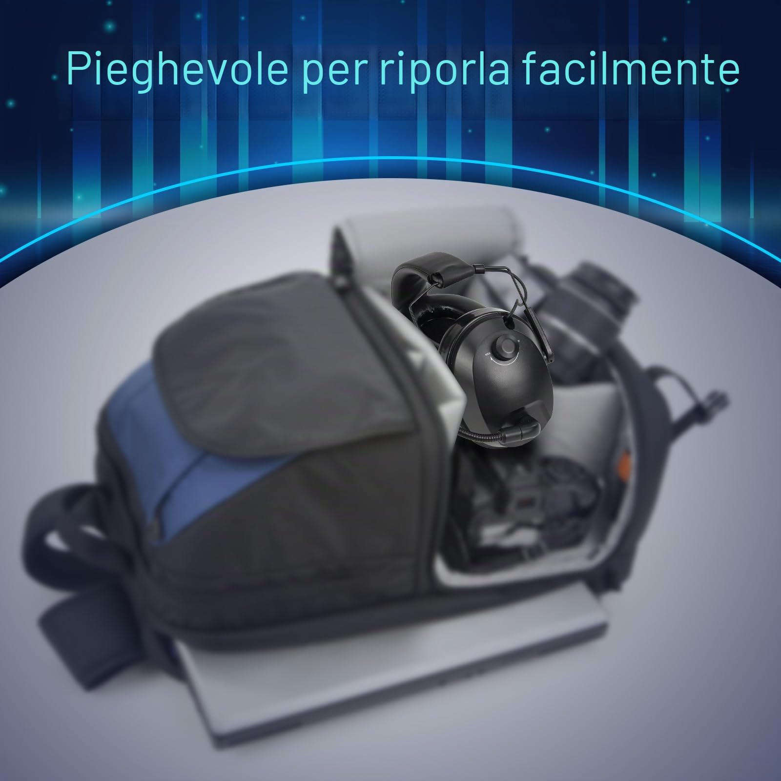 Retevis EHK012 - Cuffie radio bidirezionali con microfono, riduzione del rumore, regolazione del volume della testa, per Retevis RT22 RT68 RT21 H-777, compatibili con Baofeng UV-5R F8HP Walkie Talkie,