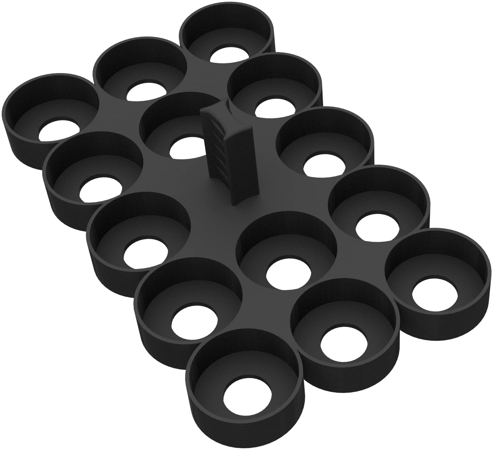 Feldherr verfrekjes jetonbakjes voor 4l Echt handige doosjes - 56 Citadel verfpotjes (12 ml / 18 ml / 24 ml) spelmateriaal, Kleur:Brown, Really Useful Boxes:Box 4 l included