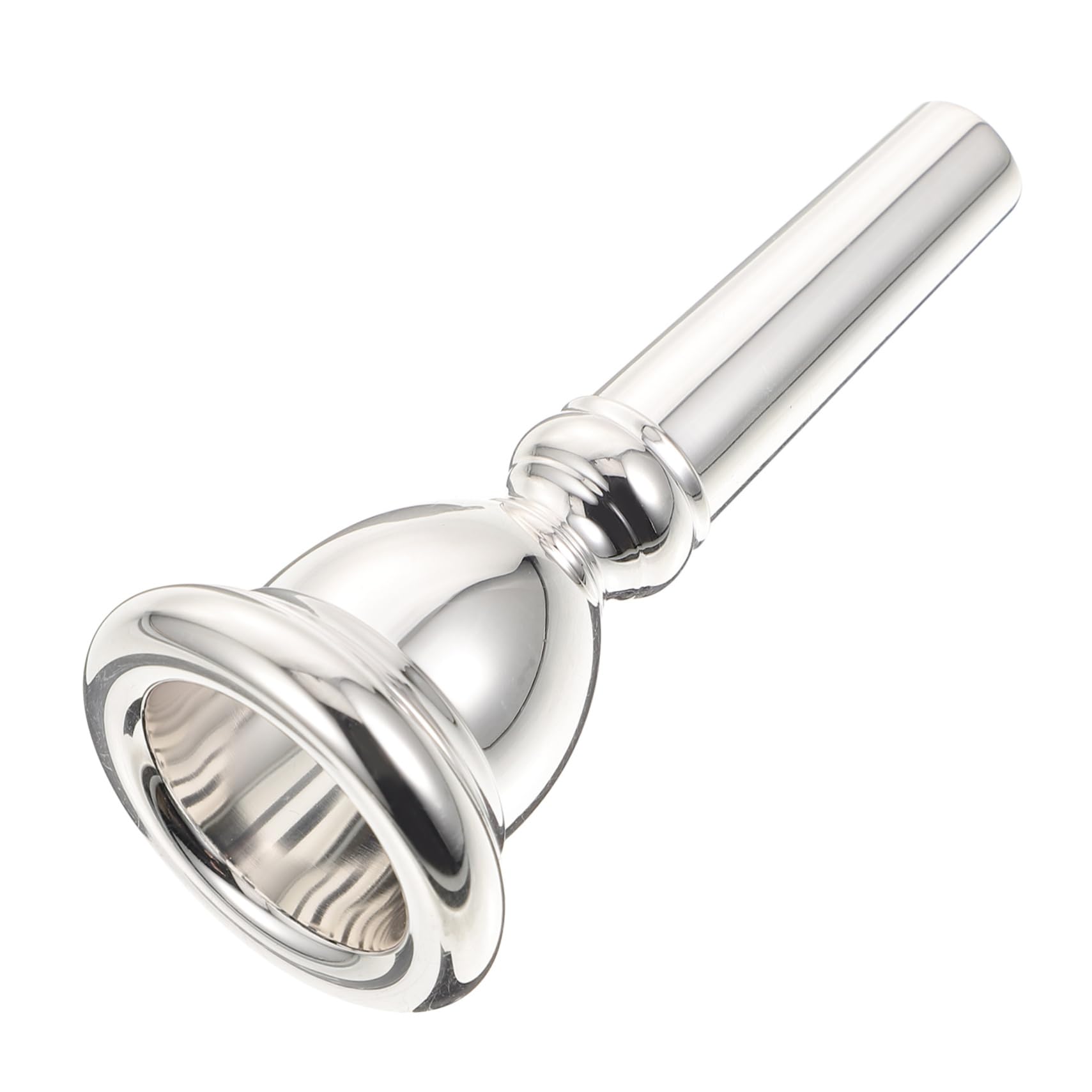 Yardwe Durable Euphonium Mouthpiece Plated Professional Accessory for Wind Instruments for Students and Musicians Enhances Tone Precision and Aesthetic Appeal