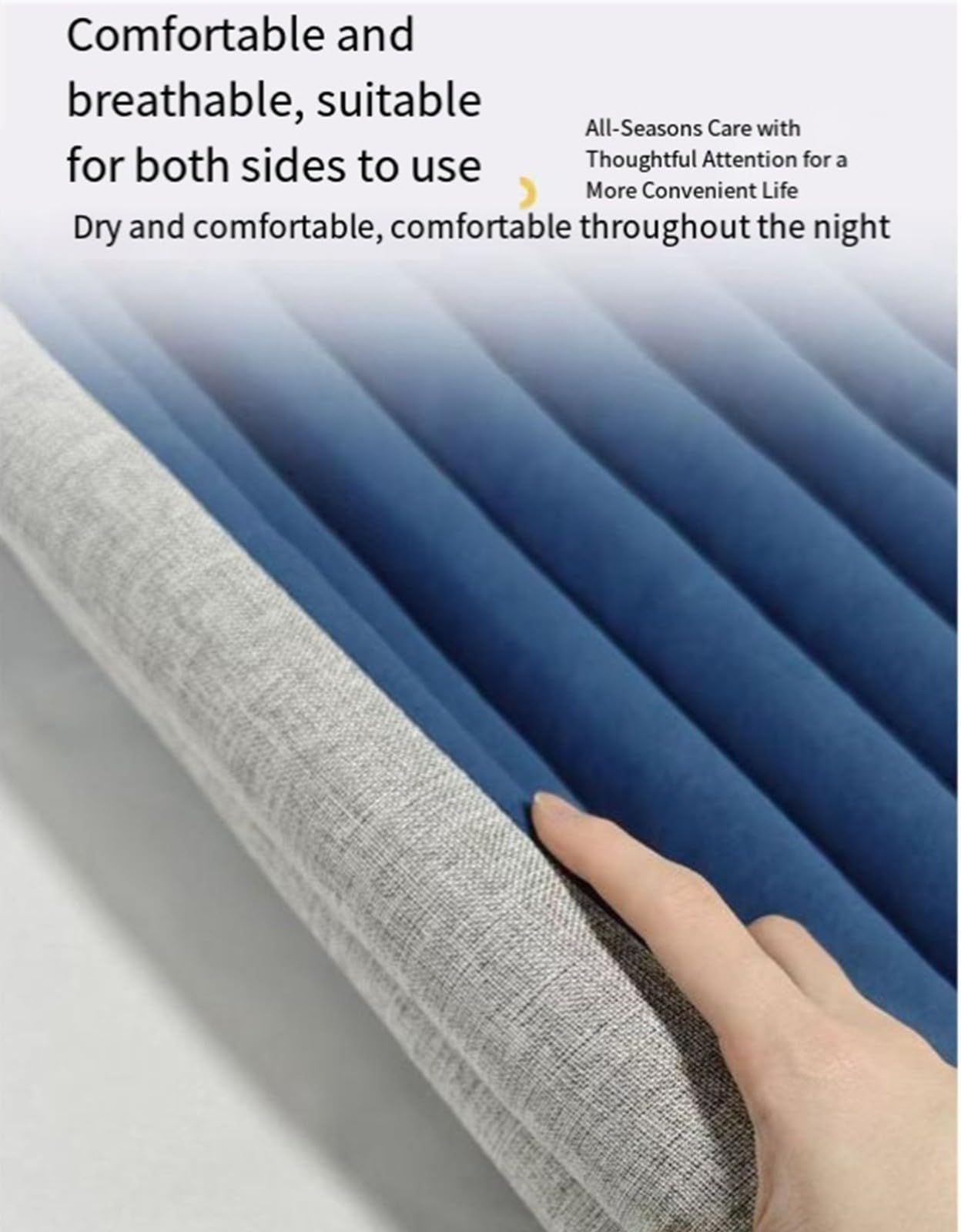 BLUEZY Matelas Anti-Escarres pour Personnes Âgées, Matelas pour Lit D'hôpital À Domicile Matelas À Pression Alternée pour Les Patients Alités De Longue Durée, Facile À Nettoyer B,L60cm*W70cm